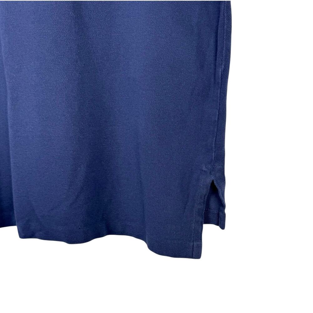 Polo Ralph Lauren‎ Navy Blue Cotton Custom Fit Collared Short Sleeve Top Sz XL - Picture 4 of 11